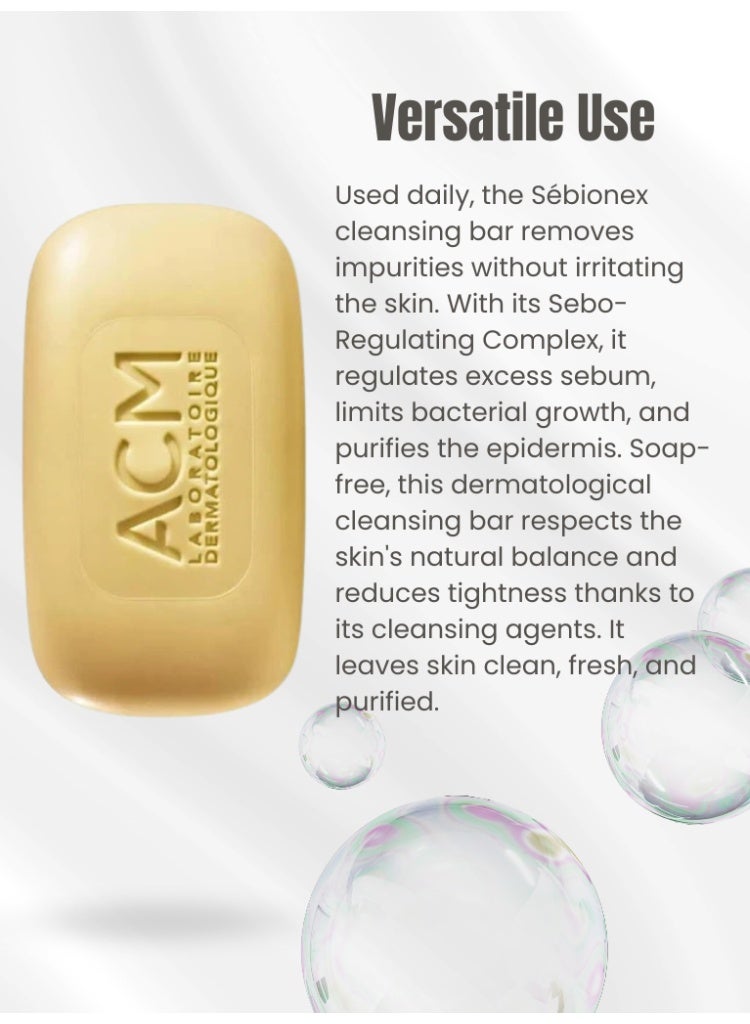 ACM Laboratoire dermatologique Dark Spots & Uneven Skin Tone Care Set – ACM Depiwhite Body Milk + Sébionex Purifying Soap for Brightening & Pigmentation Control - Image 4